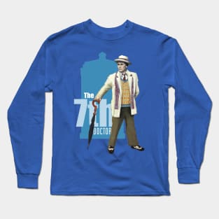 The 7th Doctor: Sylvester McCoy Long Sleeve T-Shirt